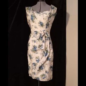 Chic Vintage Retro floral cocktail dress